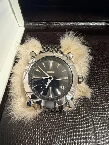 SEIKO GALANTE 자동 감기 손목시계 블랙