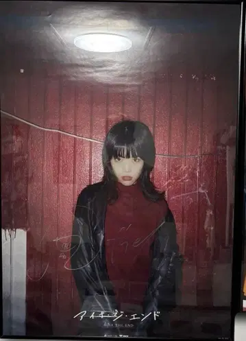 아이나 지 엔드! 친필 사인 B2 포스터!