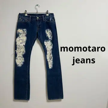 [ 4630 ] 레어 momotaro jeans 데미지 진 24