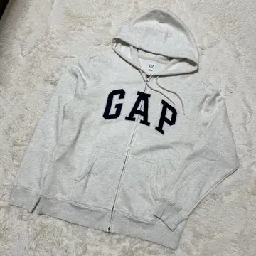 GAP 집업 후드티 그레이 사이즈 L