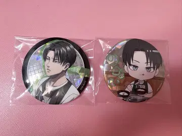 리바이 캔뱃지 쥬쥬카르비 2개 세트