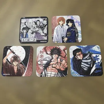 바람의 검심 캐릭터 코스터 세트 5매