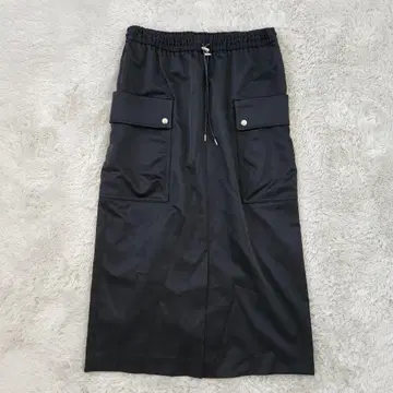 베르메이유 파 이에나 브라이트 캬바쿠라 트윌 패치 포켓 스커트 38