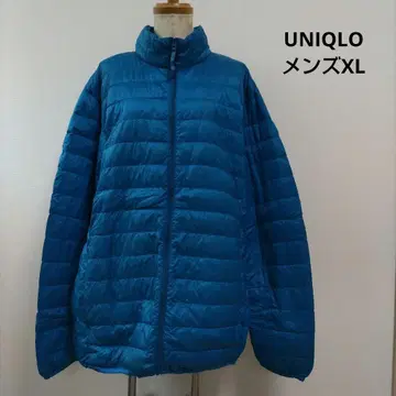 유니클로 남성용 XL 다운 자켓 파랑