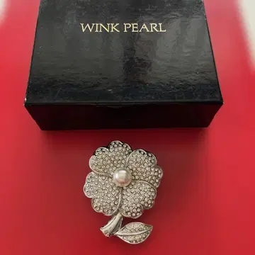 새상품급 WINK PEARL 펄 브로치