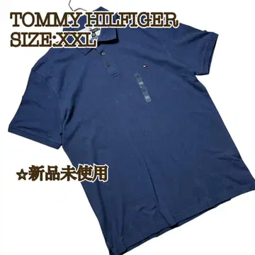 [ 새상품 ] 타미힐피거 피케 셔츠 XXL 네이비 슬림 스트레치