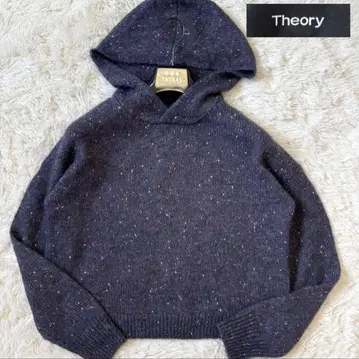 컨디션 최상/알파카 띠어리 후드티 트위드 풀오버 오버 사이즈