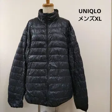 UNIQLO 남성용 XL 다운 자켓 블랙