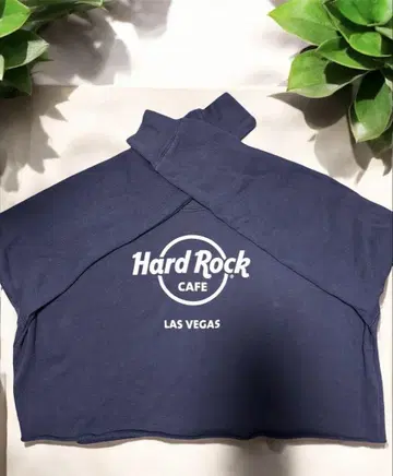 USA Hard Rock Cafe 네이비 크롭 트레이닝복