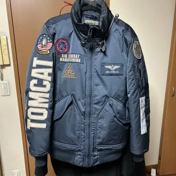 AVIREX TOPGUN 점퍼 네이비