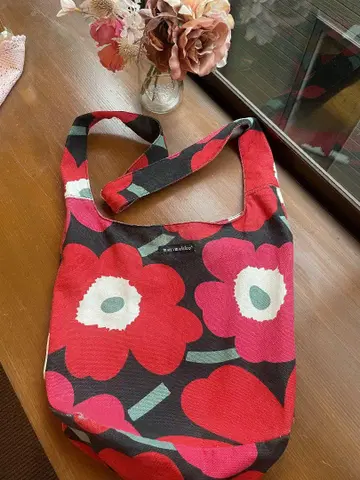 마리메꼬 Marimekko 우니코 패턴 숄더백