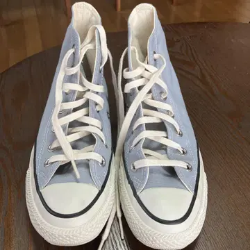 CONVERSE 하이컷 스니커즈 라이트 블루 23.5cm