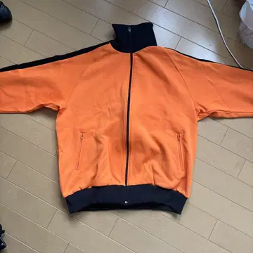 PUMA 오렌지 블랙 저지