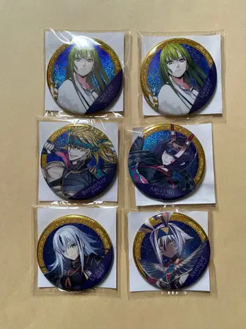 FGO 캔뱃지 엘키두 킨토키 슈텐도지 외 가챠메이트 7종 세트