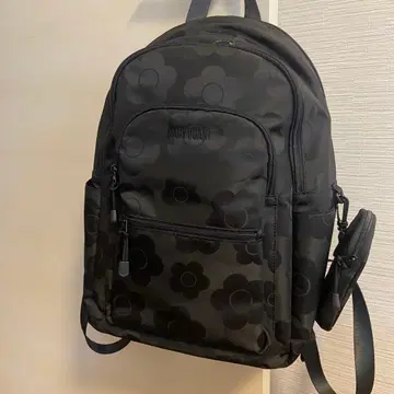 [ 미사용급 ] Mary Quant 백팩 블랙 올 패턴