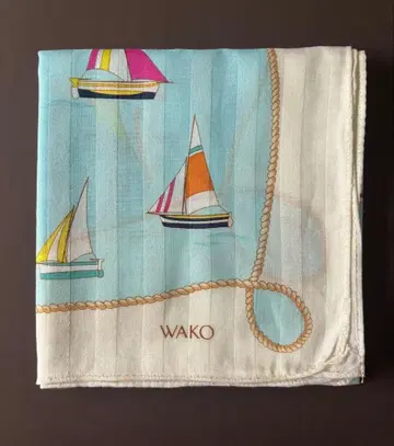 긴자 와코 (WAKO) 손수건 50 x 52cm 정도