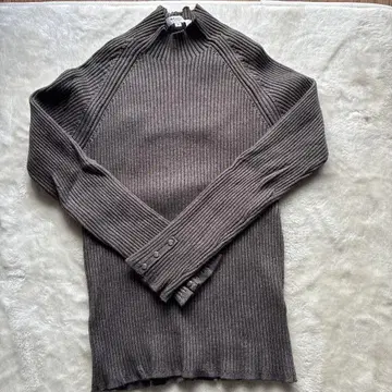 m.f.editorial 리브 하이넥 스웨터 M