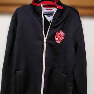 TOMMY HILFIGER 블랙 트레이닝복 1985 자수