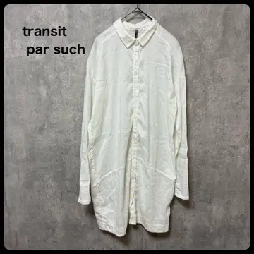 transit par such 화이트 셔츠 원피스