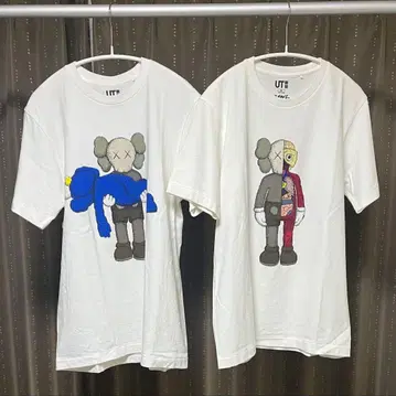 유니클로 카우스 T셔츠 UNIQLO KAWS M