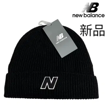 NEW BALANCE 니트 모자 블랙 새상품