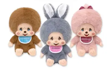 다이토 한정판 몽치치 더스티 컬러 봉제 인형 3종 세트