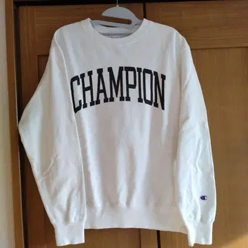 CHAMPION 화이트 맨투맨