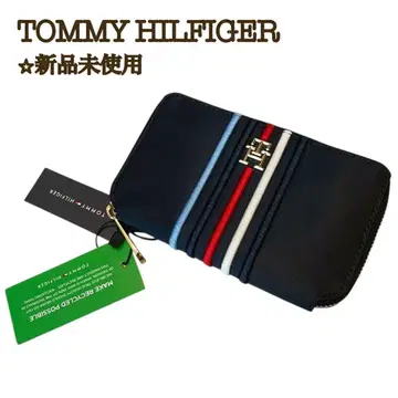 [새상품] 타미힐피거 지퍼 어라운드 월렛 포피 코인 네이비