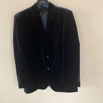 RICHARDJAMES 블랙 투어 벨벳 자켓 블레이저 S