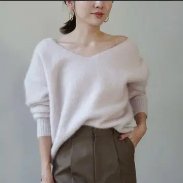 anuans 라쿤 폭스 2way 넥 풀오버