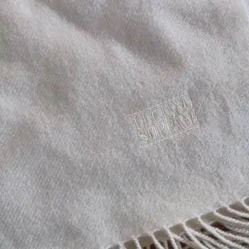 대형 스톨 루치아노 소프라니 !!아이보리