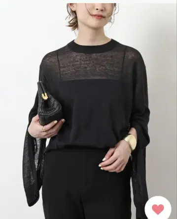 Deuxieme Classe Sheer Slit Sleeve 풀오버