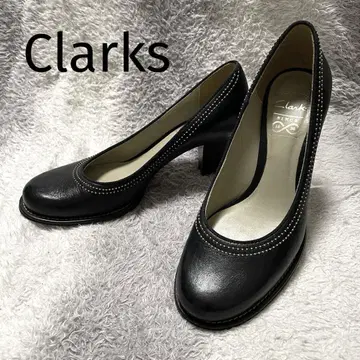 sA11 Clarks 클락스/스티치 디자인 펌프스/힐/라운드토