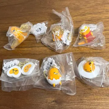 산리오 구데타마 이상한 포즈 마스코트 전 6종 세트 미사용 새상품
