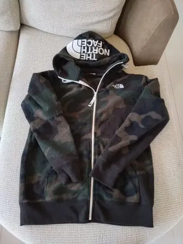 THE NORTH FACE 카모 패턴 후드티 M
