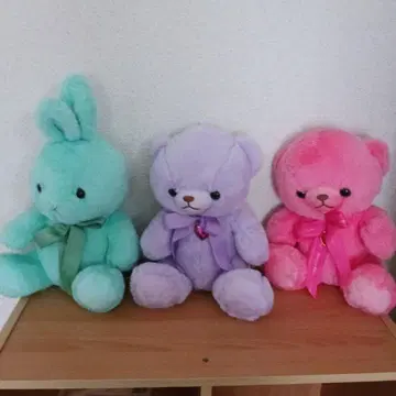 봉제 인형 세트 (토끼 곰)
