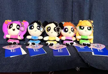 POWERPUFF GIRLS NewJeans 봉제 인형 키링 5개