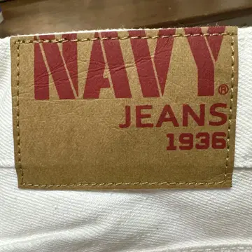 NAVY 화이트 데님