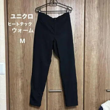 유니클로 히트텍 웜 이지 팬츠 M 블랙 420360