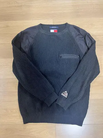 TOMMY HILFIGER 코튼 니트 스웨터 90s 빈티지