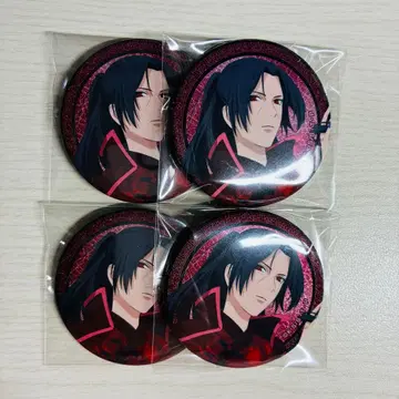 NARUTO 우치하 이타치 차이나 메디 코스 캔뱃지 4개 세트