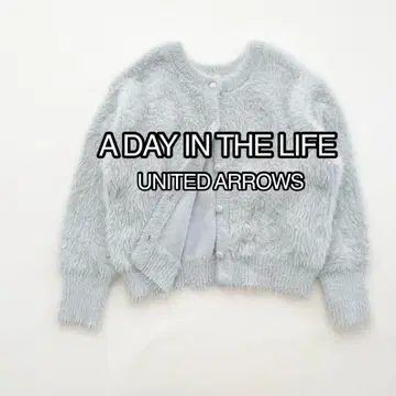 A DAY IN THE LIFE 그레이 퍼 긴팔 가디건
