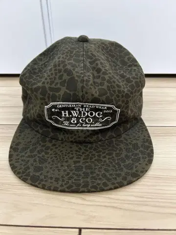 H.W.DOG & CO. 레오파드 무늬 캡 TRUCKER CAP