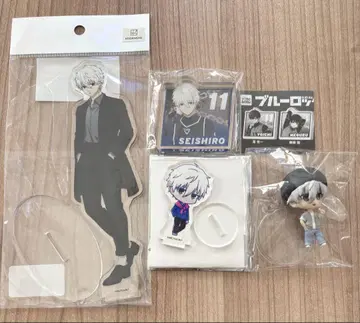블루 록 TSUTAYA 아크릴 스탠드 마스코트 미니 피규어 나기