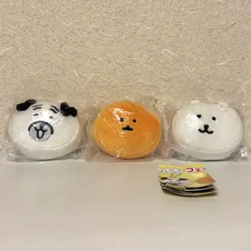 나가노 캐릭터즈 모찌루 페이스 마스코트 3종 세트 [미개봉 새상품]