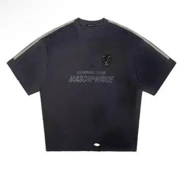 MASONPRINCE 오버 사이즈 사이드 라인 티셔츠 DT4223