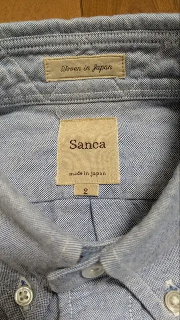 Sanca 버튼다운 셔츠 옥스퍼드 셔츠 일본제