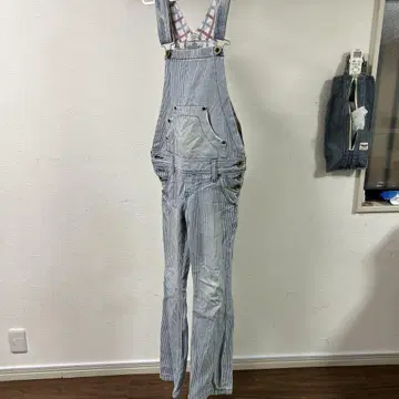 로데오 크라운 스트라이프 디자인 데님 살로펫