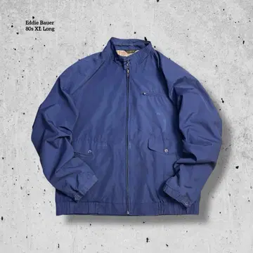 80s 에디 바우어 스윙탑 자켓 블루종 G-9 해링턴 네이비
