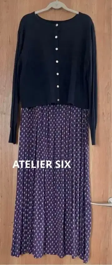 ATELIER SIX 가디건 포함 원피스